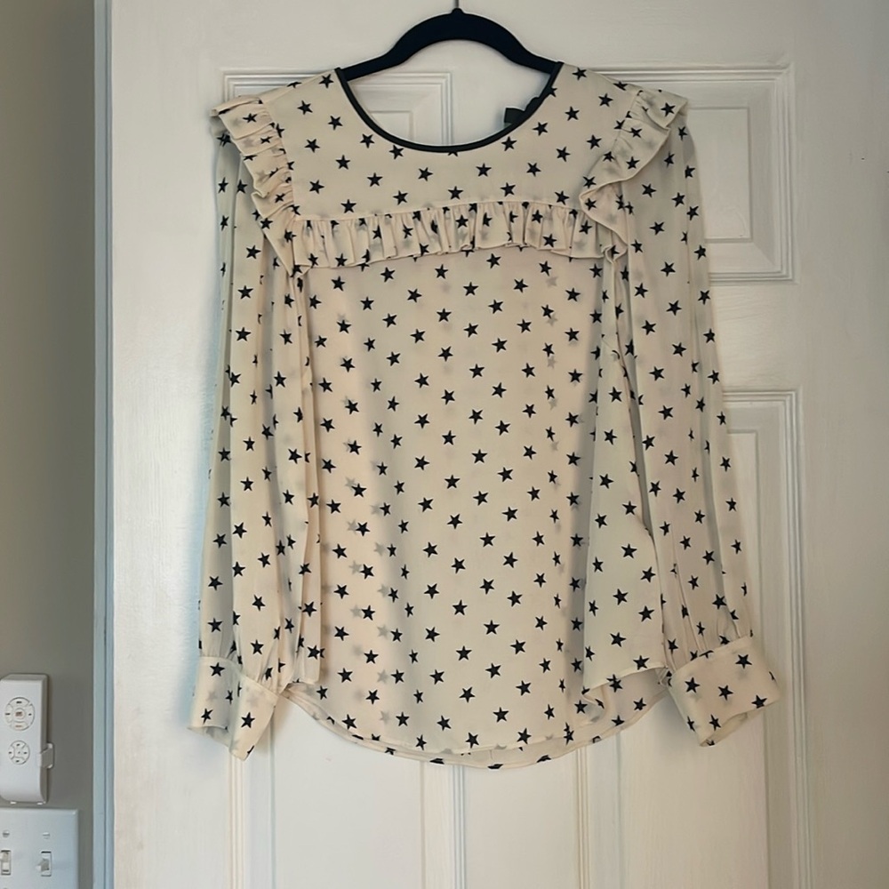 J Crew Star Blouse - size 4